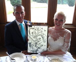 Bride and Groom caricature