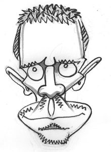 Hugh Laurie Caricature