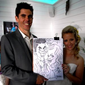 Bride and Groom Caricature