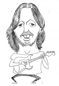 Eric Clapton Caricature