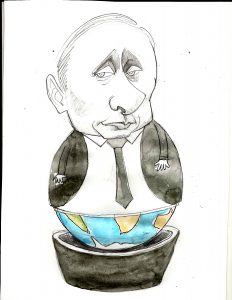 Vladimir Putin caricature