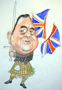 Alex Salmond caricature