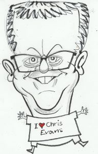 Chris Evans Caricature