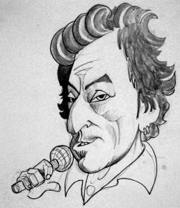Bruce Springsteen caricature