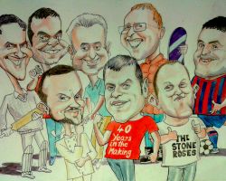 Group Caricatures Group caricature commission
