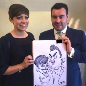 Live Caricature Entertainment On the spot caricature fun
