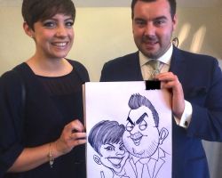 Live Caricature Entertainment On the spot caricature fun